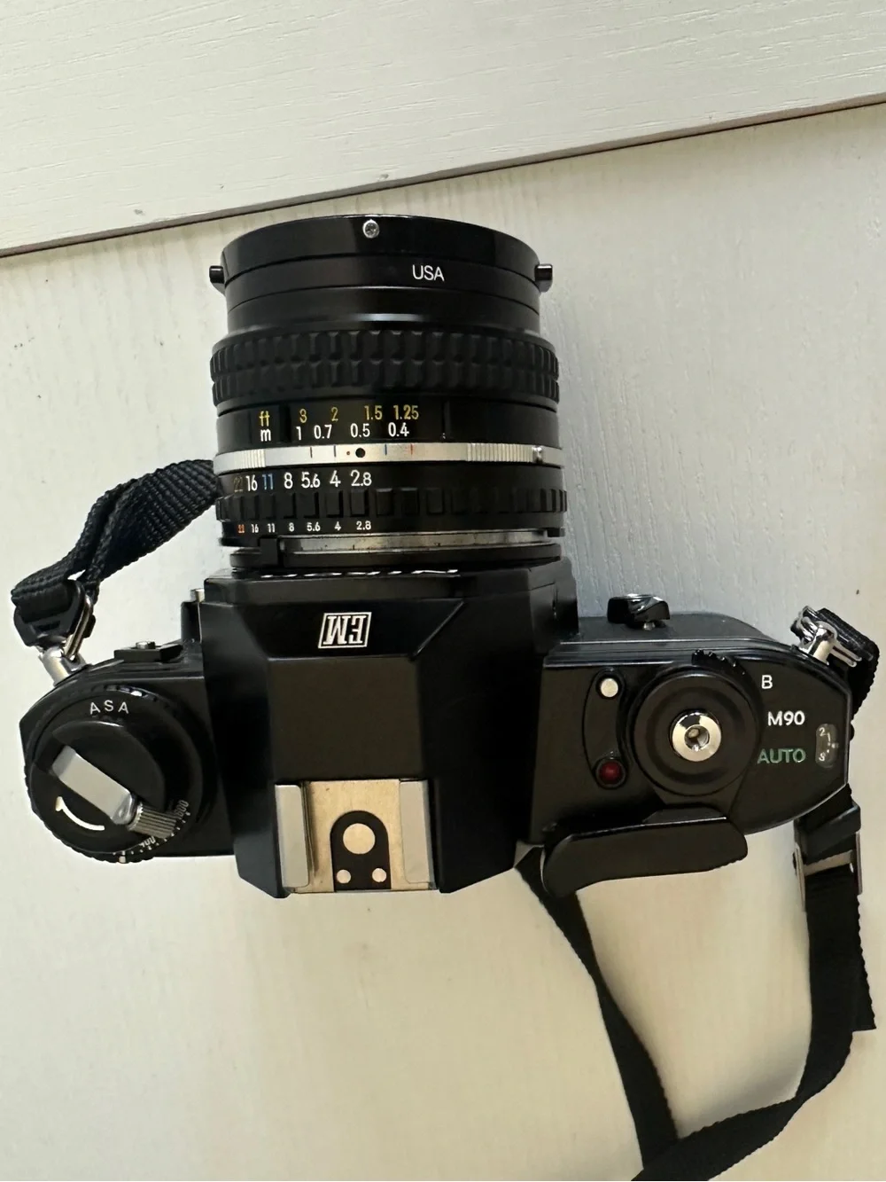 Vintage ‘93 Nikon EM 35mm Film Camera with 3 Lenses & Accessories